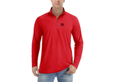 SweatRo Men's UNLV Rebels Lightweight Quarter-Zip Athletic Shirt Long Sleeve Performance Wear